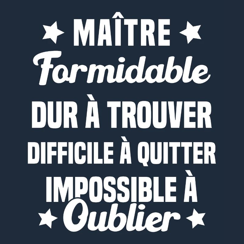 Maître Formidable Idée Cadeau Maître D'école