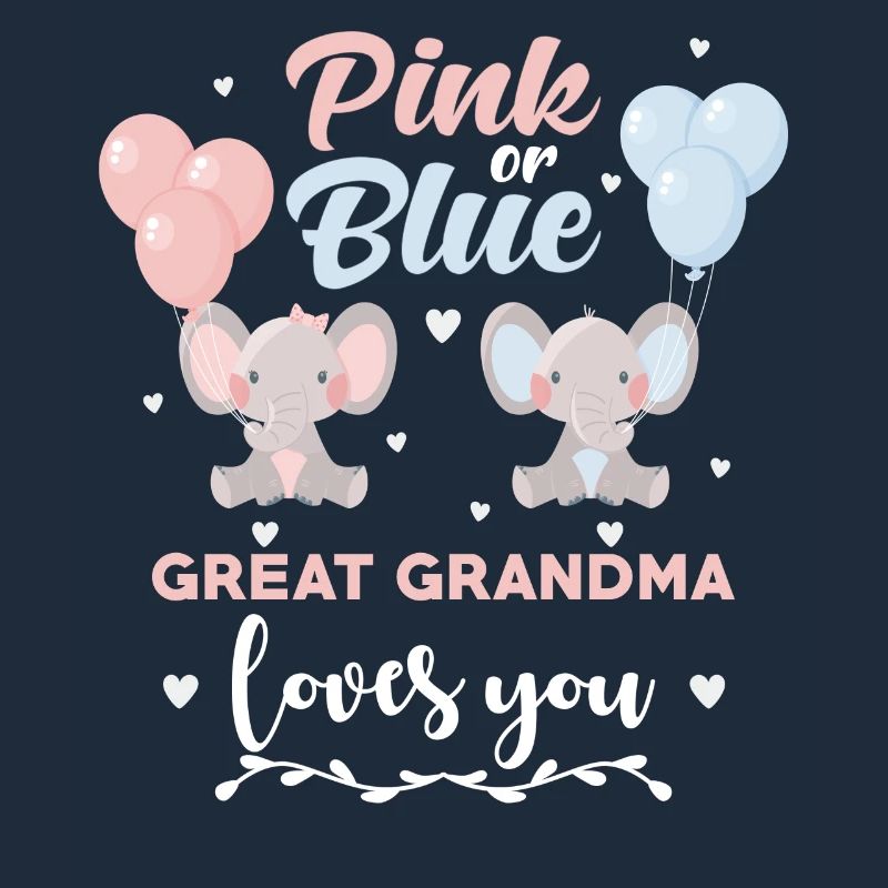 Rosa Oder Blauer Urgroßmutter Elefant