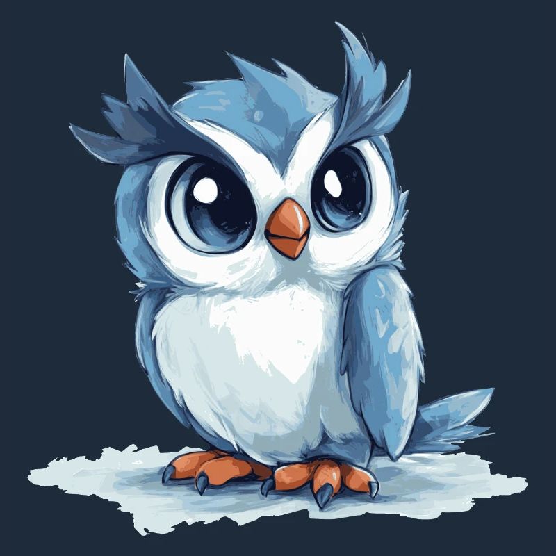 blaue Eule