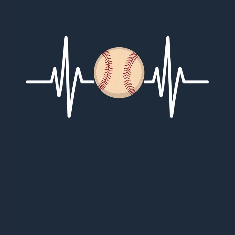 Conception de battement de cœur de baseball