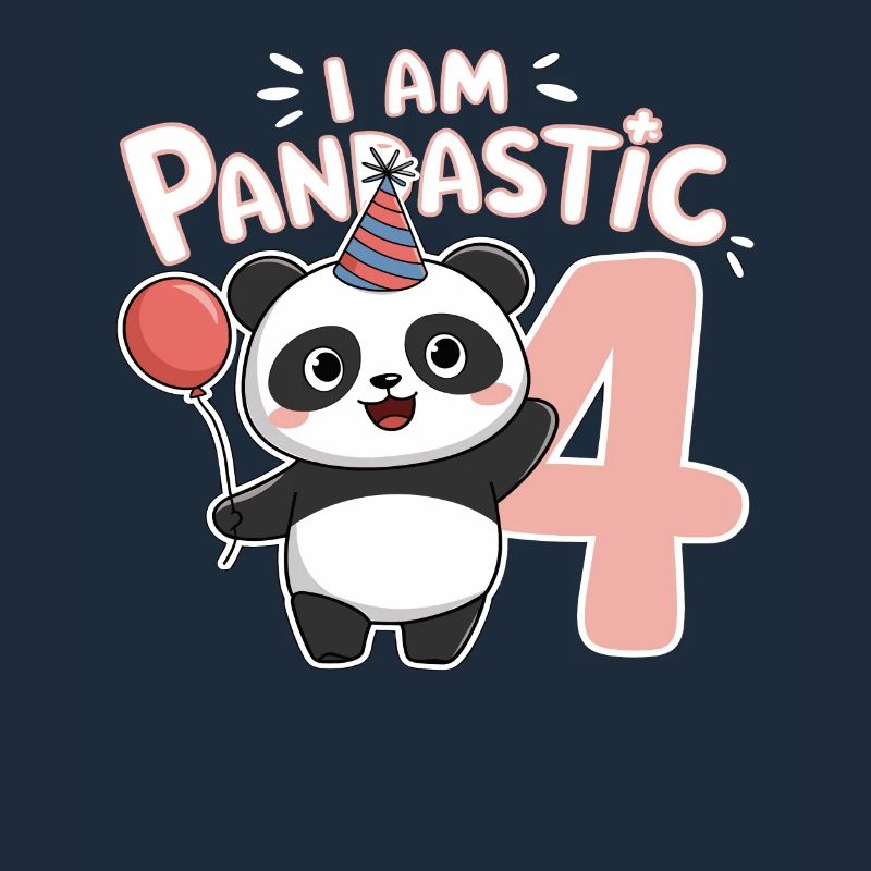 Ich Bin Pandastisch 4. Geburtstag Panda