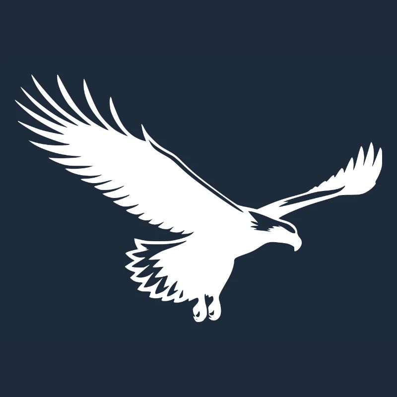 Aigle élégant sur de larges ailes dans le vent