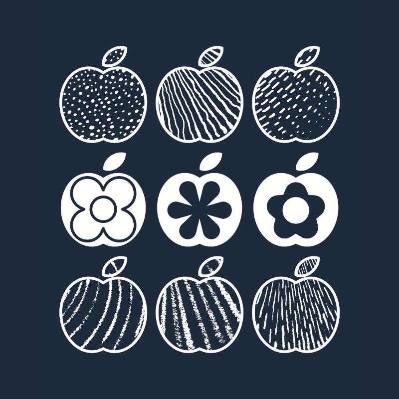 Apple Pattern (White)