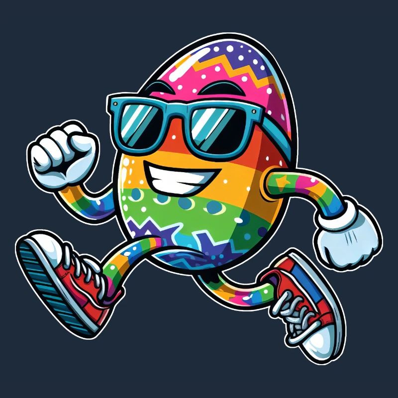 Easter, Egg, Easter Egg, Running, Race, Jogging, Jogger