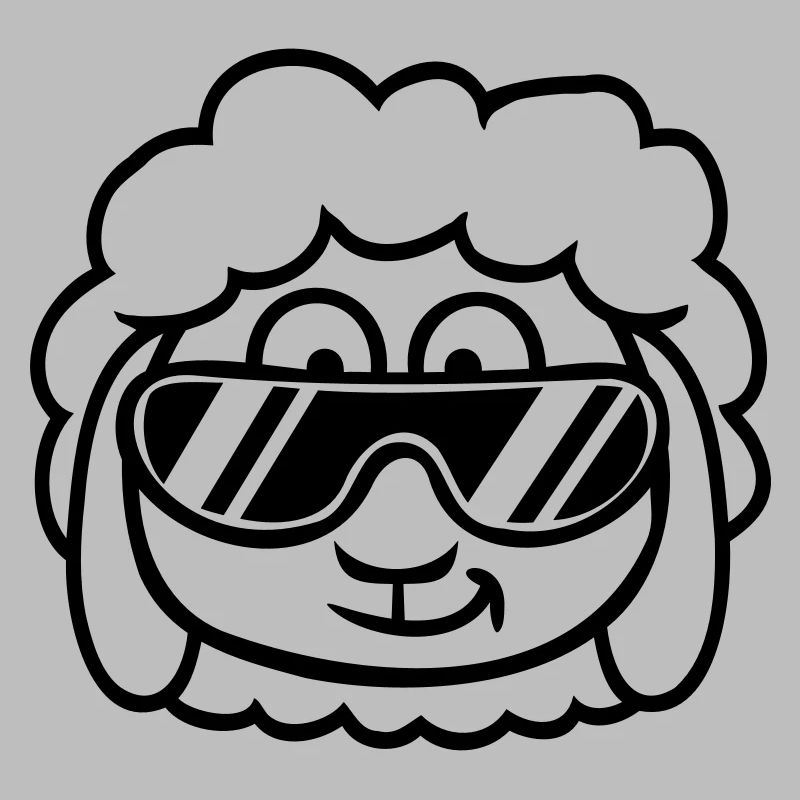 Sheep Sunglasses Party Cool DJ Head Face Cute