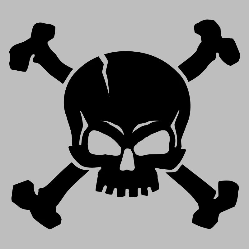 CROSSED SKULL - 1C