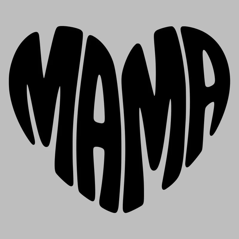 Mama Herz Form Mutter Herzform Muttertag Geschenk