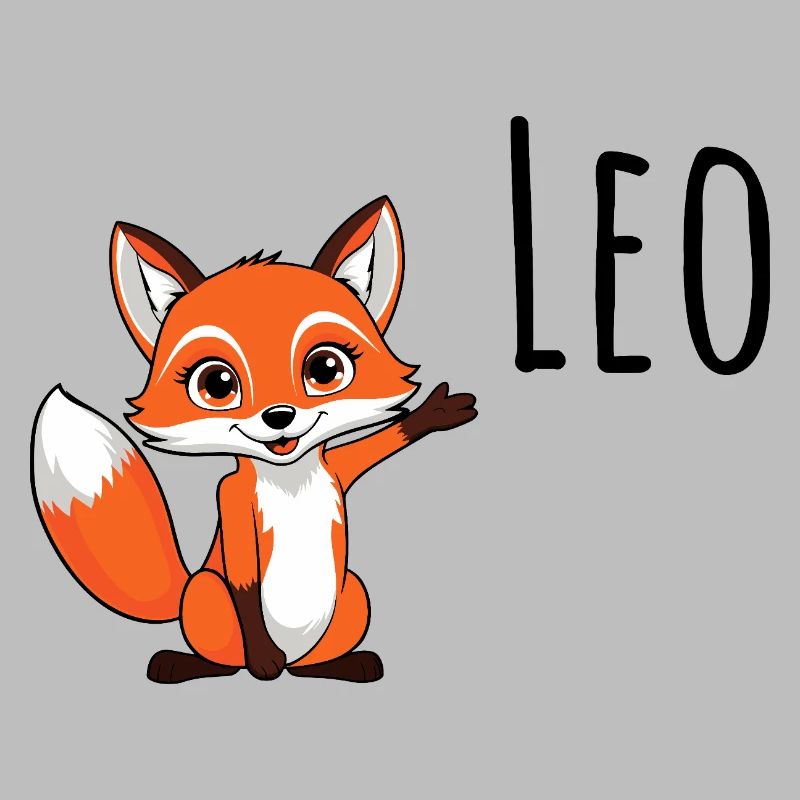 Fuchs Leo - Mein Name ist Leo - Süßes Waldtier