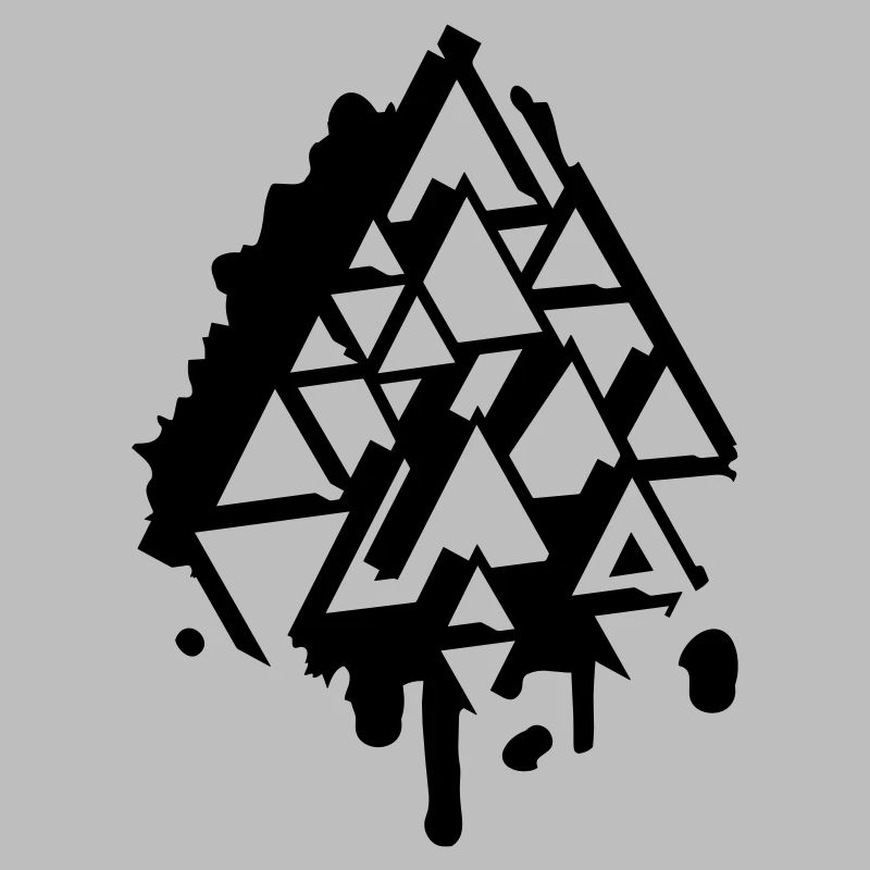 abstract Graffiti Triangle