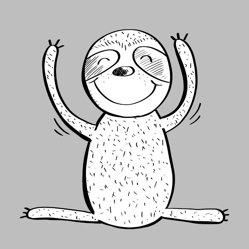 Happy Sloth - Comic - Animals