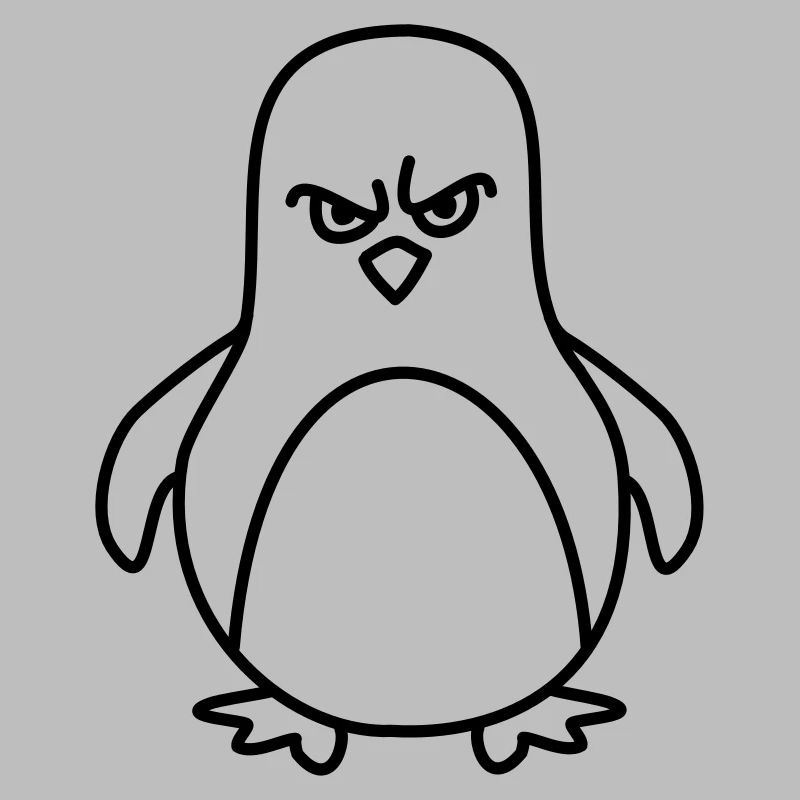 lustiger pinguin