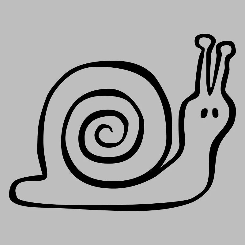 Handgezeichnete Schnecke