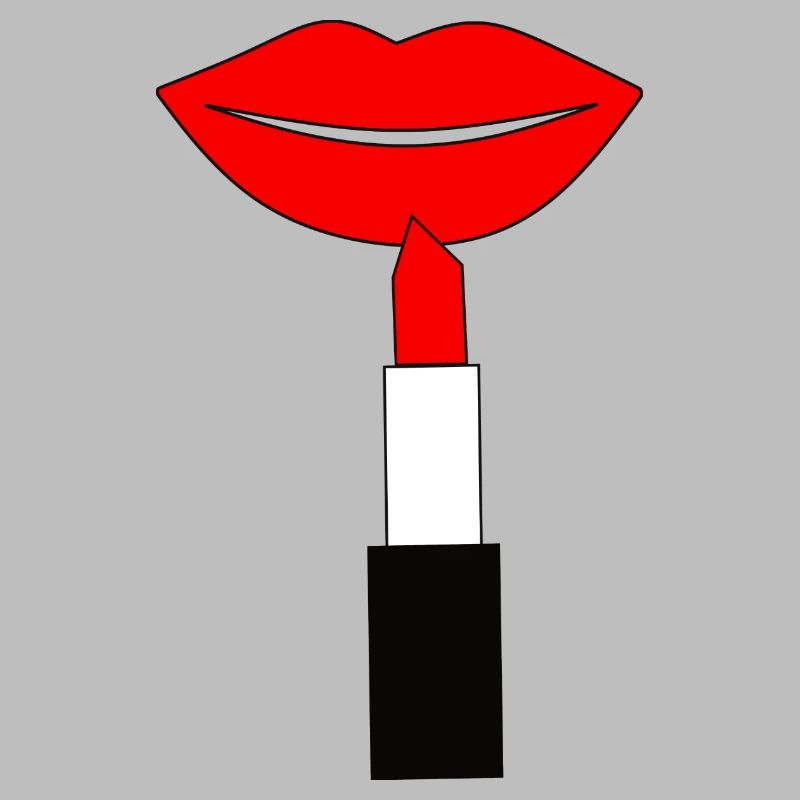 Lippenstift Lippen rot