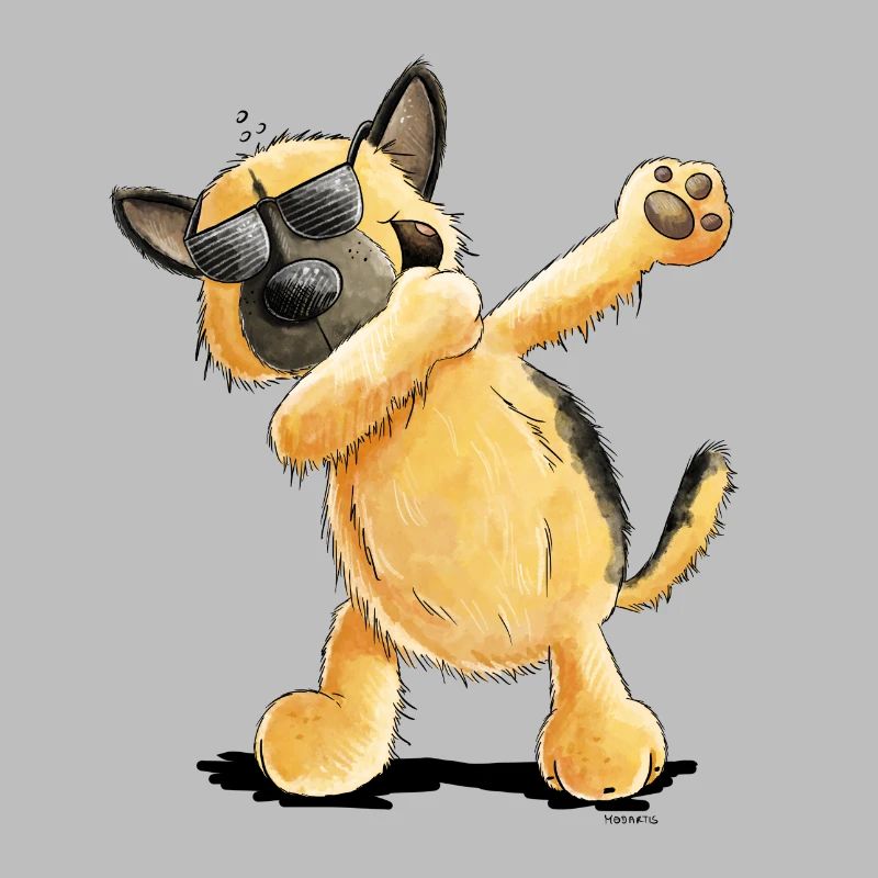 Dab Dance German Shepherd