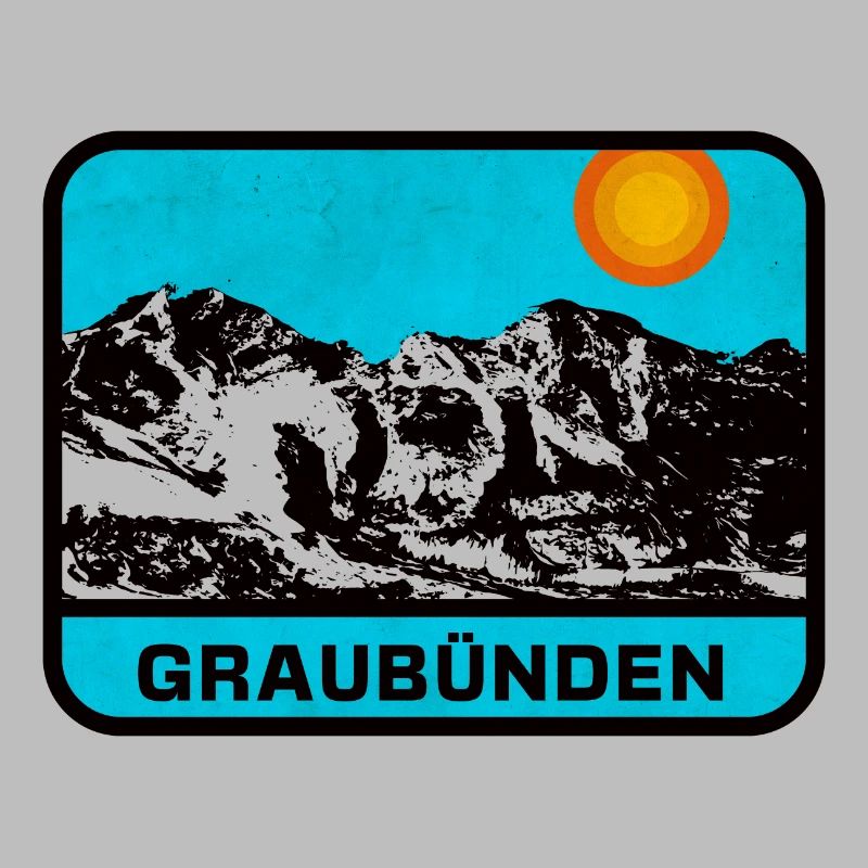 Graubünden Panorama Sonnenrand