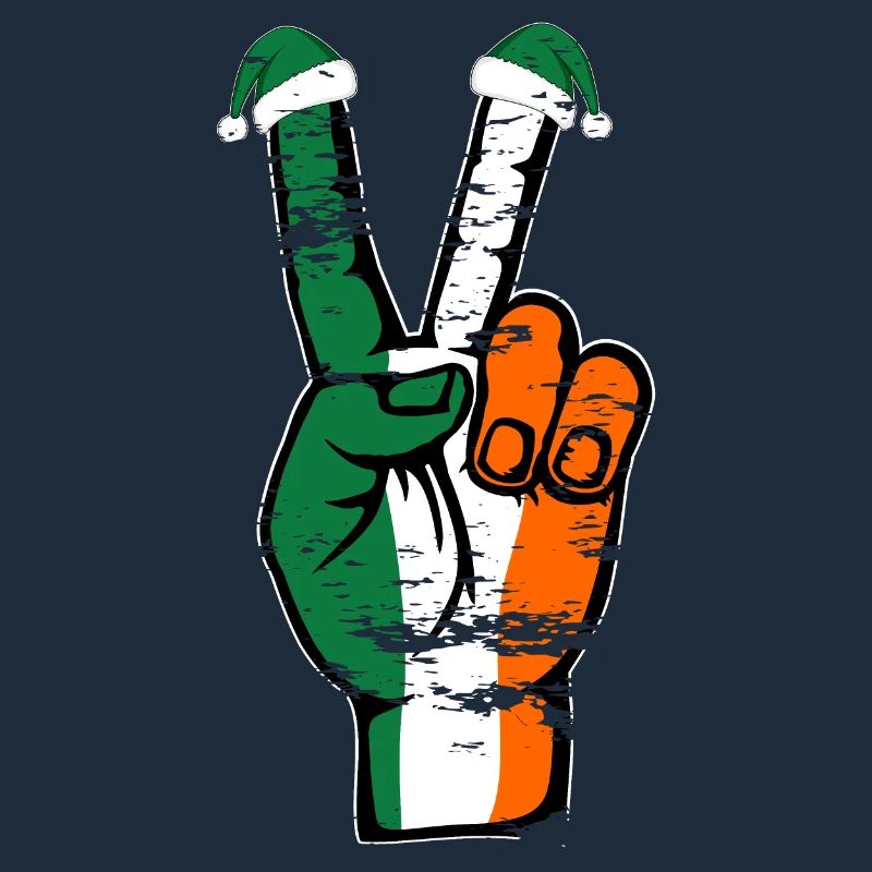 Drapeau de l’Irlande Noël Symbole de paix utilisé