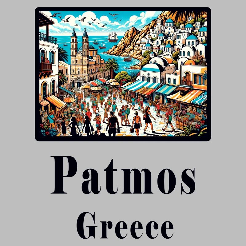Patmos, Grèce, vacances, île, plage, Grèce