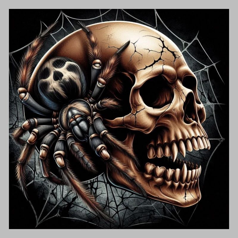 Skull and Spider