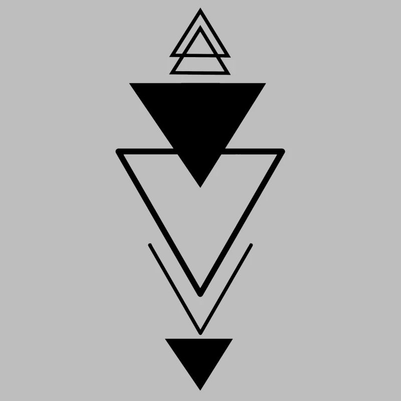 Triangular symbol (black)