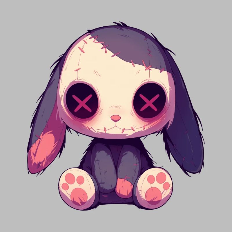 Goth Bunny Cute Bunny Gothic Doll Grunge Gift