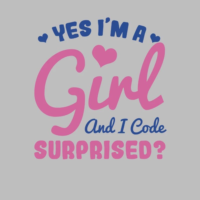 Fille et programmeuse