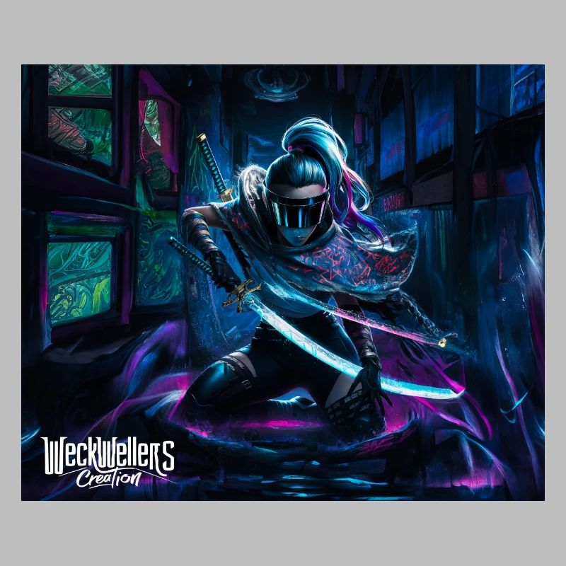 Graffiti Anime Samurai