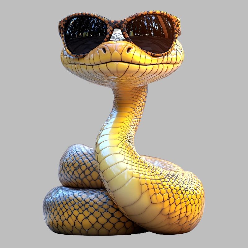 Serpent Python Cobra Mamba Serpent à sonnettes Serpent