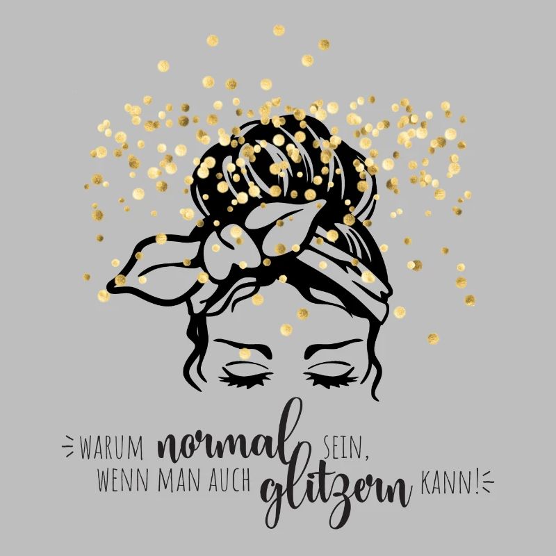 Glitter confetti saying