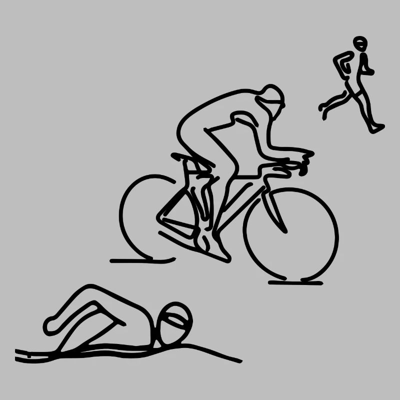 Triathlete Sketch