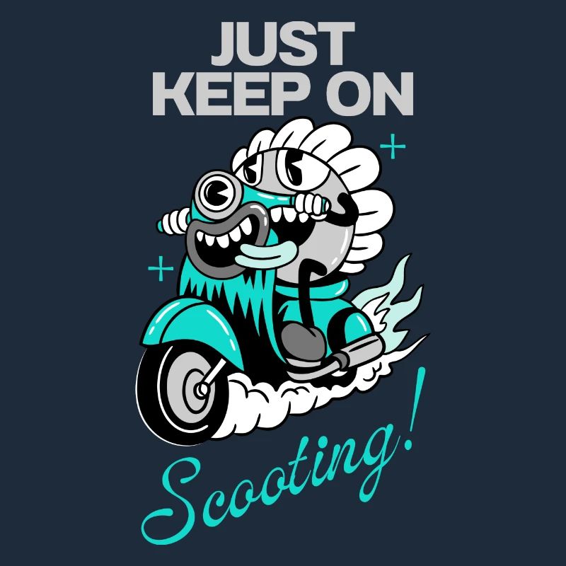 Just Keep On Scooting – Comic Scooter Fun
