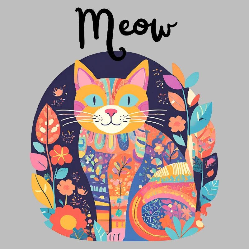 Bunte Katzen-Patchwork-Anthologie