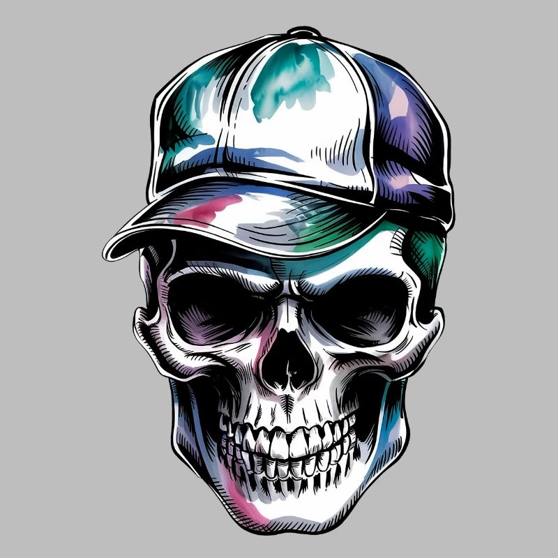 Skull with cap