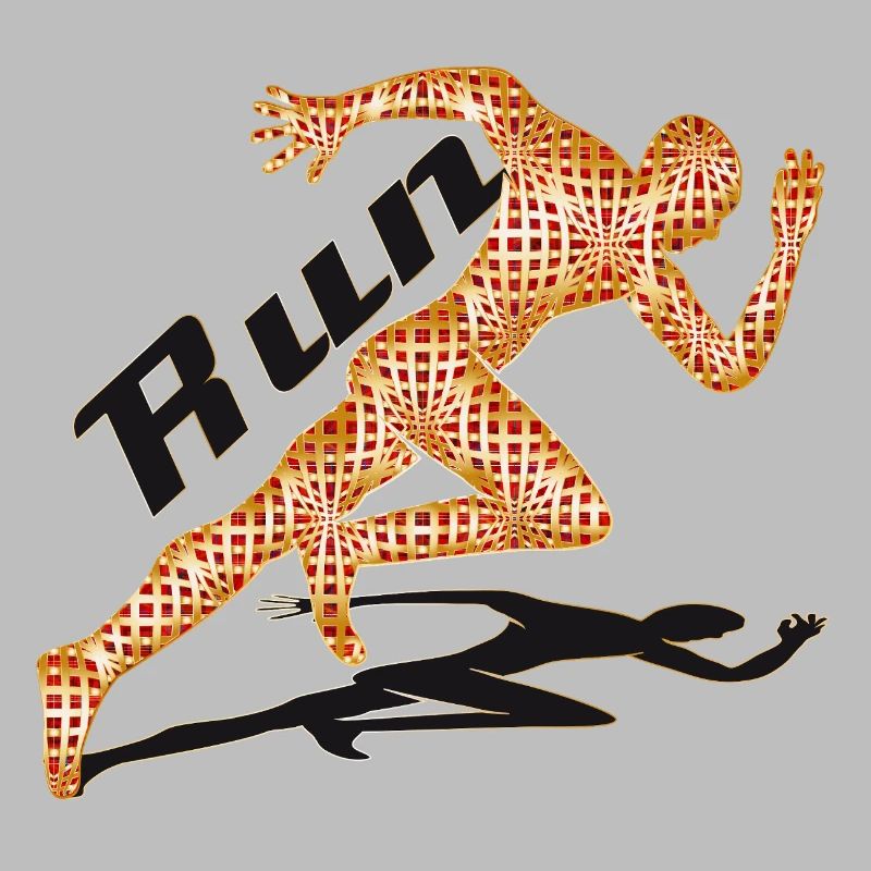 Dynamic sprint motif in an extravagant design