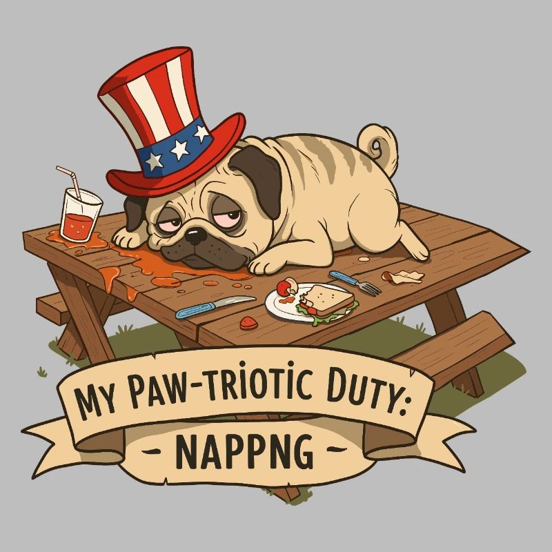 Mops Nickerchen