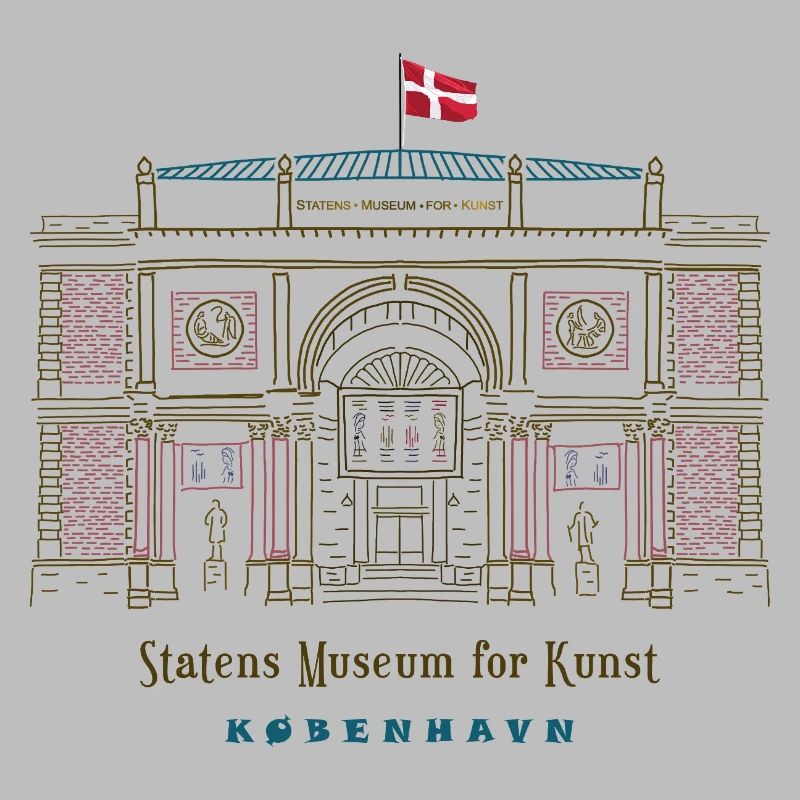 Copenhague, Musée d’art SMK, Dessin Danemark
