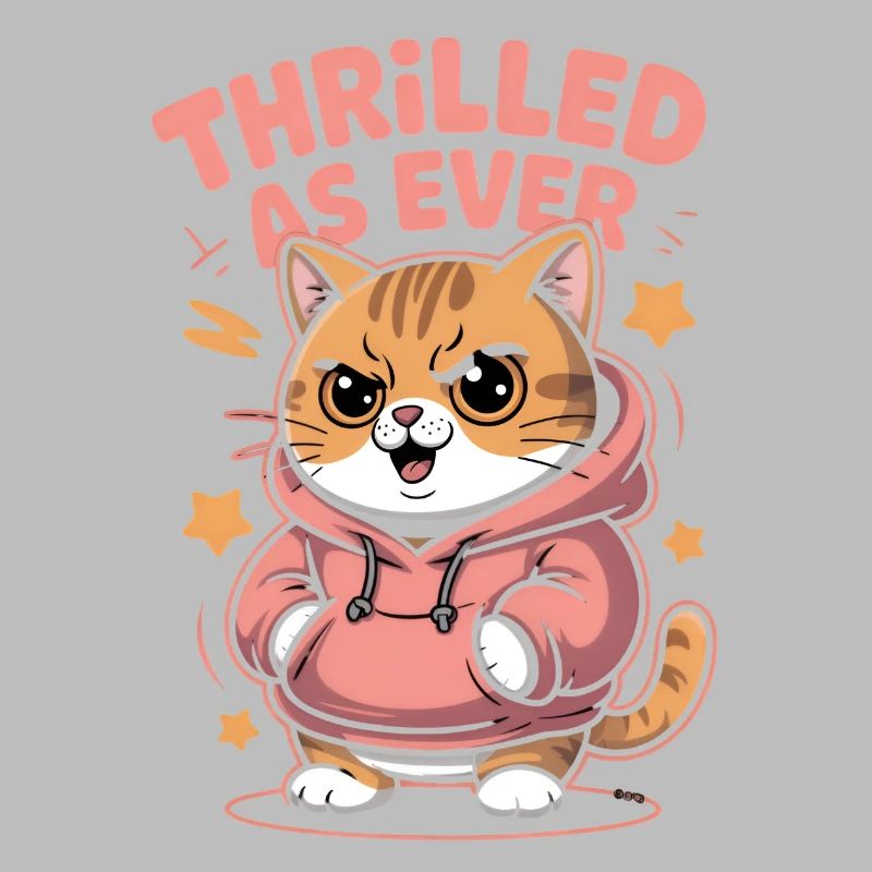 Conception ludique du sweat à capuche pour chat