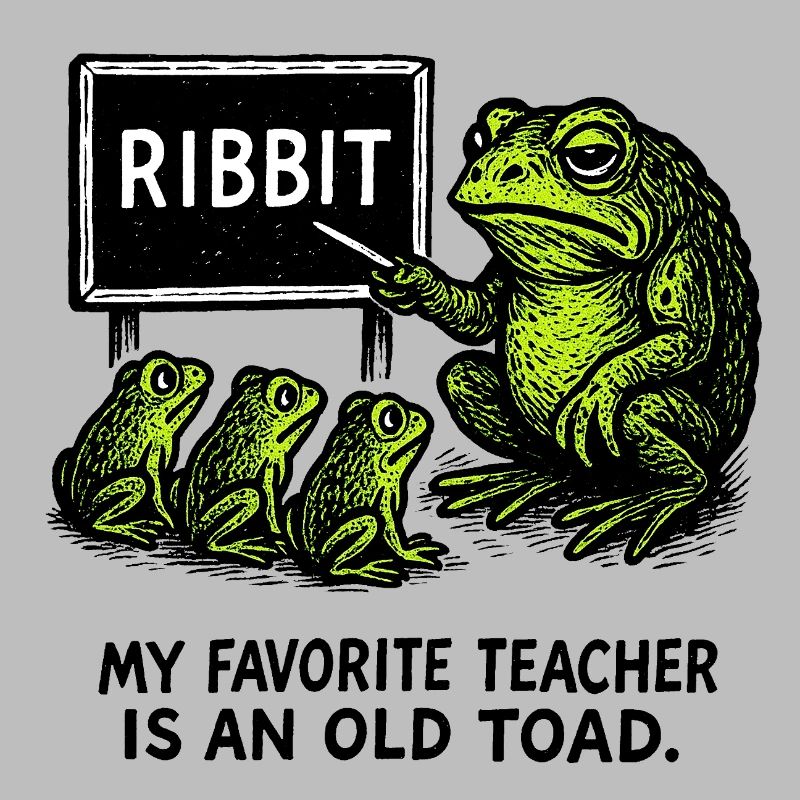 Lomu Frog Teaching Class Illustration