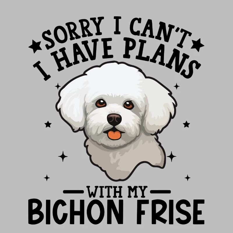 Illustration d'un caniche blanc mignon