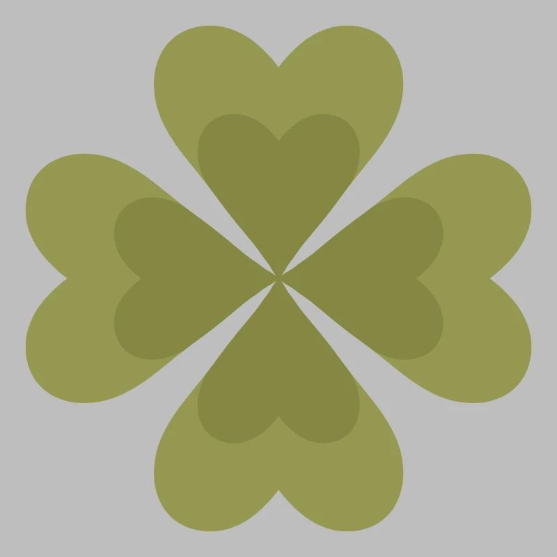Four-Leaf Clover Pattern Design