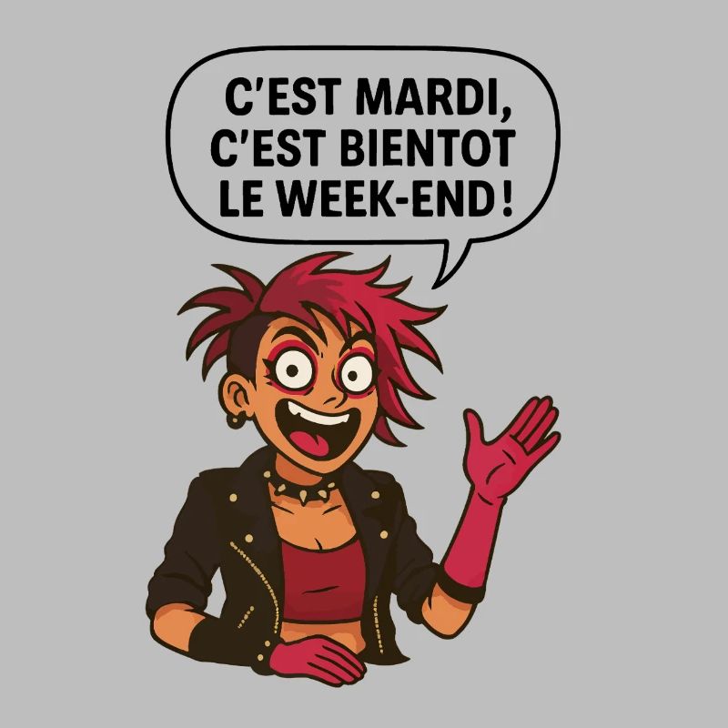 C'est mardi ! C'est bientôt le weekend !