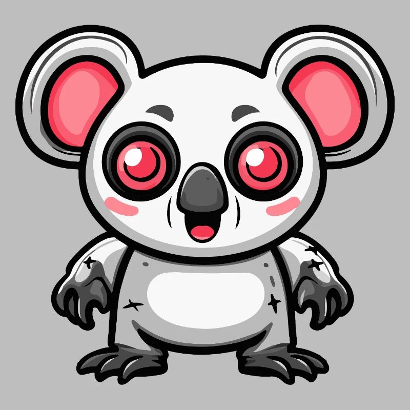 Koala Halloween Comic Lustig