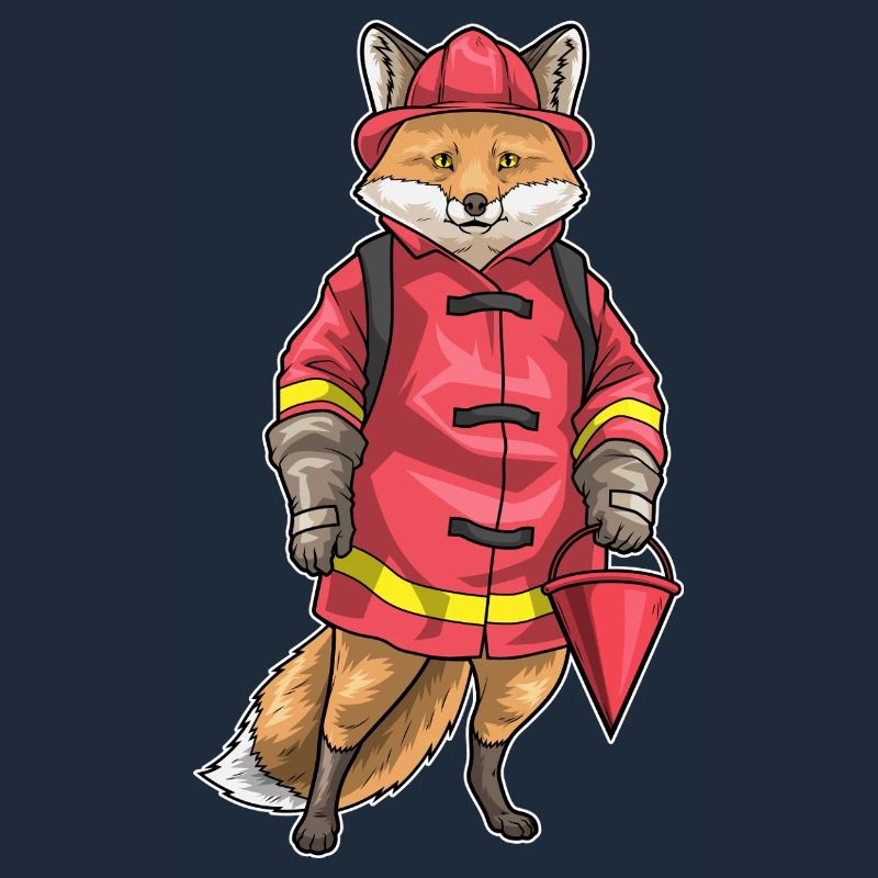 Fox Firefighter Fire Helmet Fire Brigade