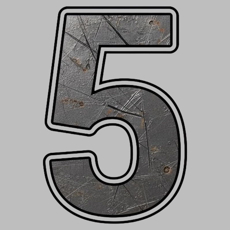 Rostiges 5 Design