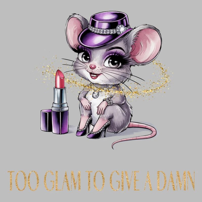 Hot Mouse with Glamour & Lipstick