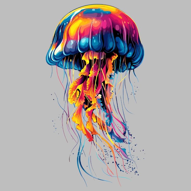 Méduse Méduse de feu Méduse Méduse mignonne