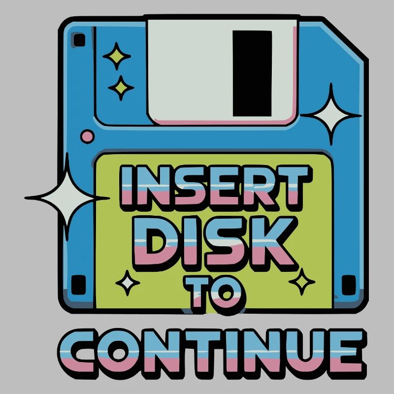 Y2K Retro – Insert Disk to Continue
