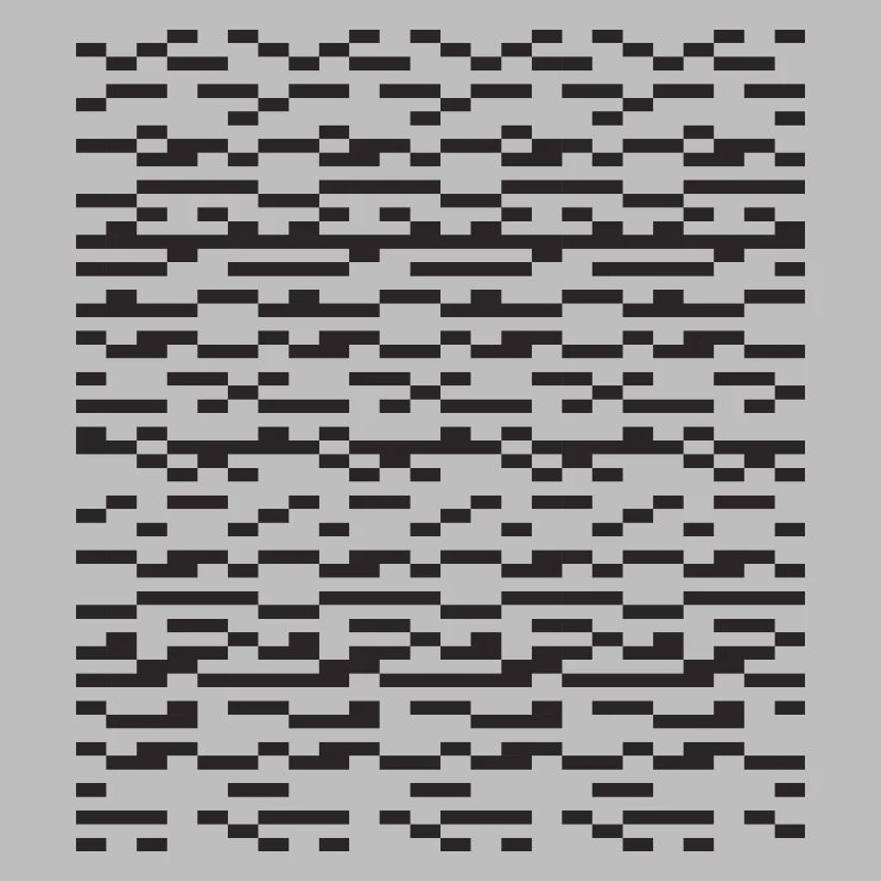 Noir Stripe pixeliges Glitch Grid