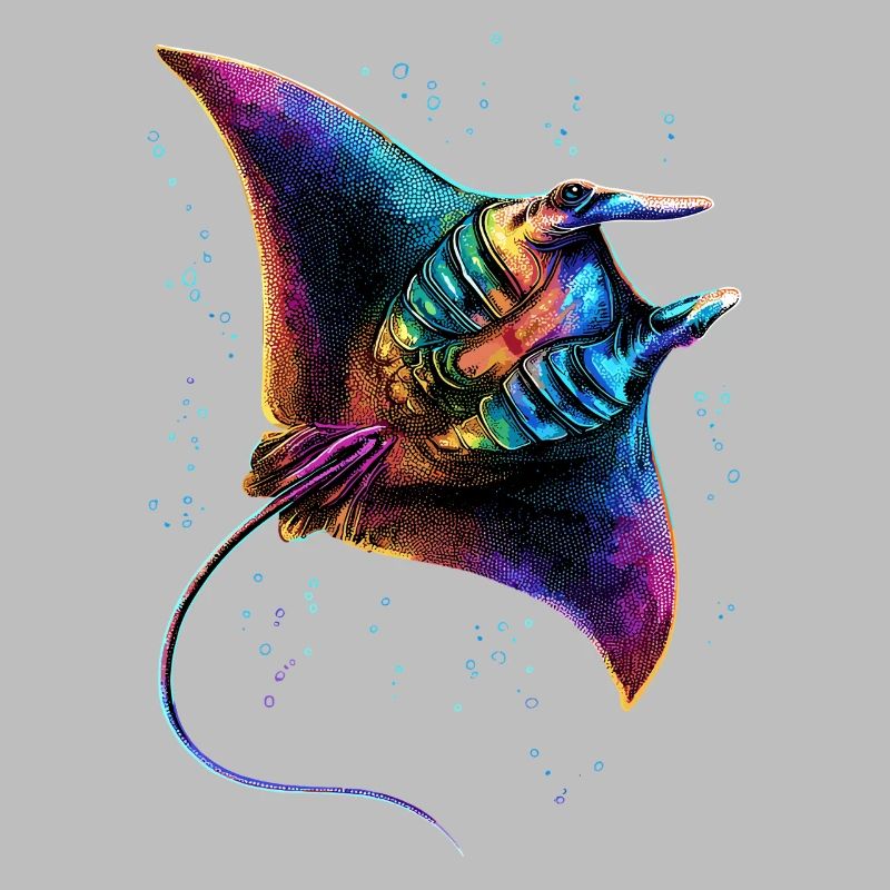 Manta Ray, Devil Ray, Stingray, Diver