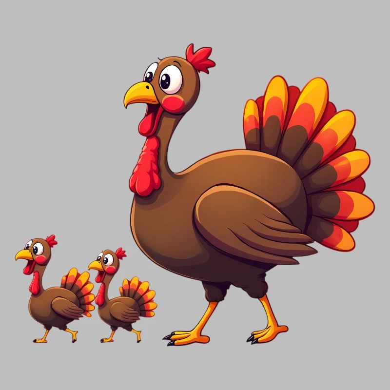 Bébé dinde de Thanksgiving