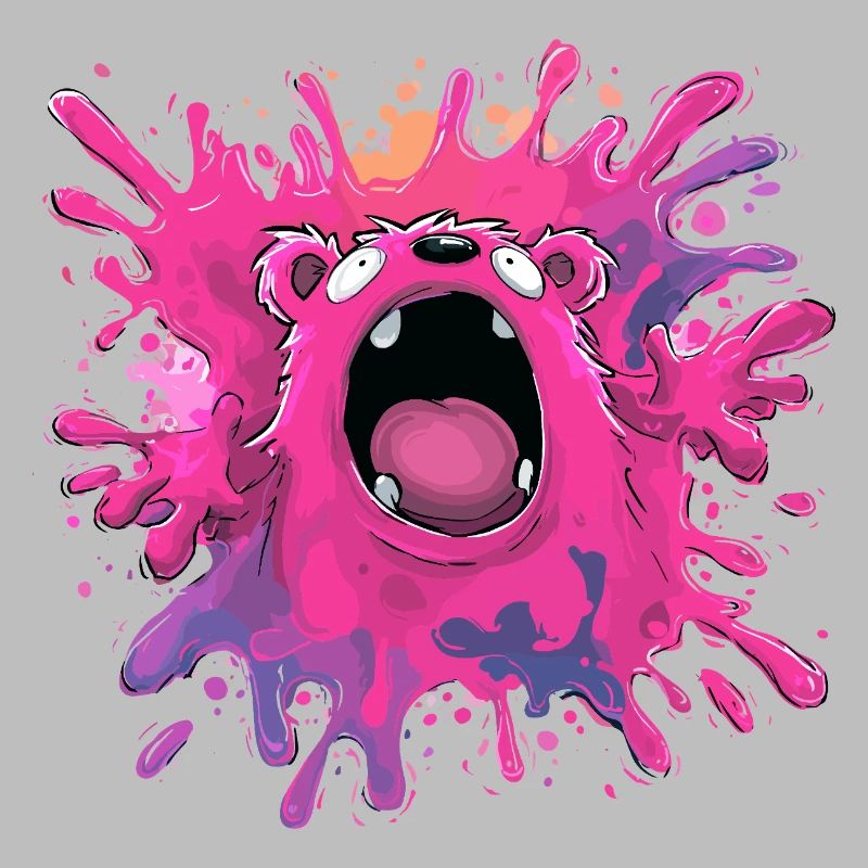 Explosion de couleurs Monster